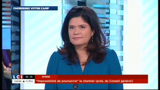 Raquel Garrido sur LCI à Choisissez votre Camp le 31/10/2014