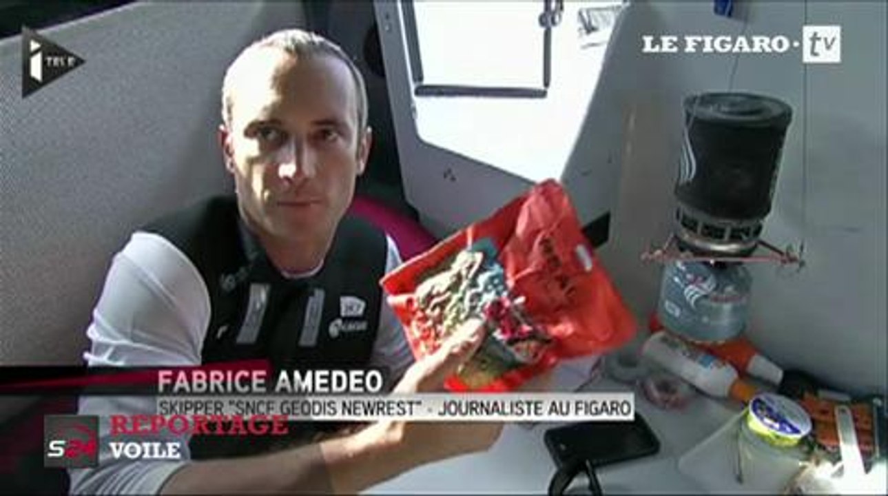 A l'intérieur d'un bateau de la Route du Rhum