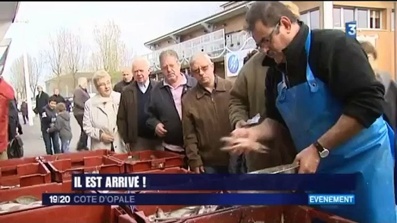 France 3 Cote d'Opale - 28/10/14 - Le hareng à Etaples