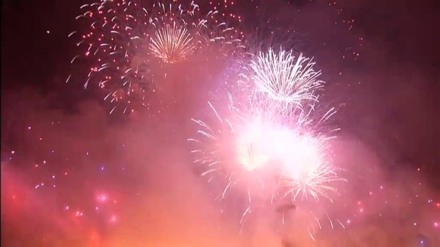 Feu d'artifice de Waves Actisud - Inauguration officielle le 30 octobre 2014