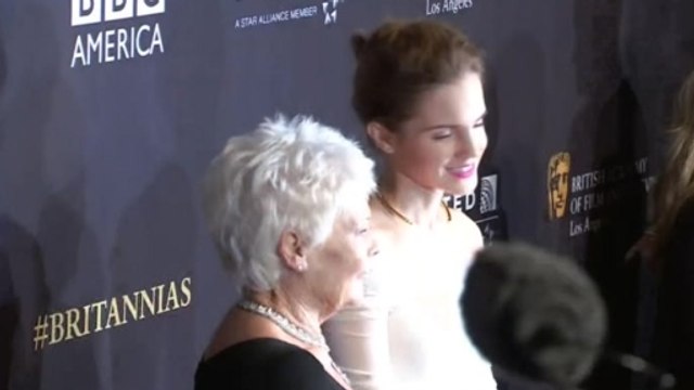 Judi Dench and Emma Watson honoured at BAFTA Britannia Awards