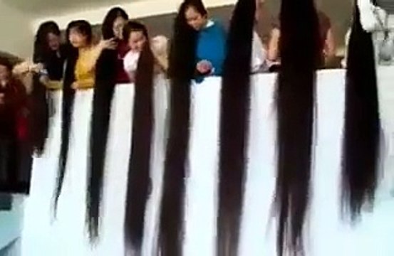 Voilà d'où viennent les extensions de cheveux naturels ! Ces femmes ont des cheveux de plusieurs mètres !