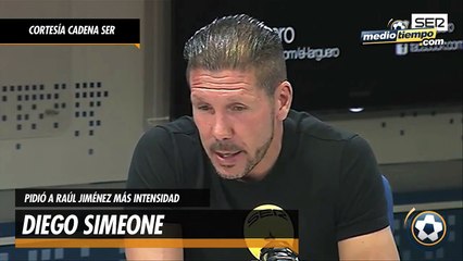 Raúl Jiménez debe adaptarse a la exigencia: 'Cholo'