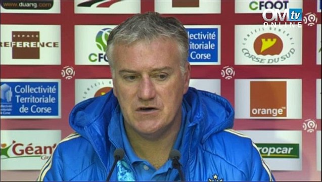 Conférence de presse après ACA 1-0 OM