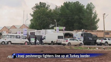Peshmerga at Turkish border to reinforce besieged Kobane
