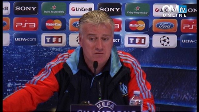 Conférence de presse avant OM-Inter (extraits)