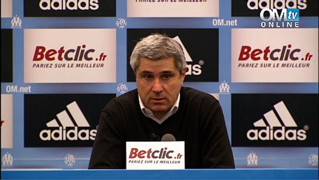 Conférence de presse après OM-VA (1-1)