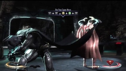 Injustice Gods Among Us Tutorial Mode Let's Play / PlayThrough / WalkThrough Part - Playing As Batman