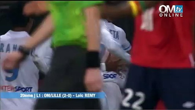 OM 2-0 Lille : le but de Loïc Remy (61e)