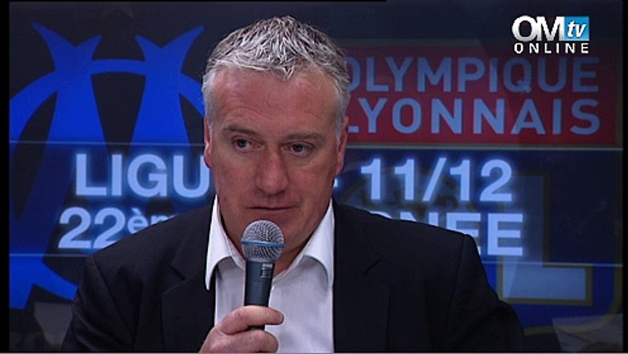 OM 2-2 OL : la réaction de Didier Deschamps