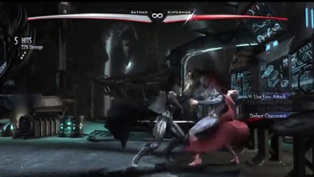 Injustice Gods Among Us Tutorial Mode Let's Play / PlayThrough / WalkThrough Part - Playing As Batman