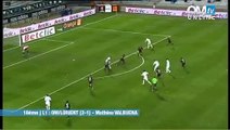 OM 2-1 Lorient : le but de Mathieu Valbuena (85e)