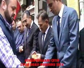 Bolu valisi Ahmet Zahreroğulları Esnaf Duasına Katıldı.