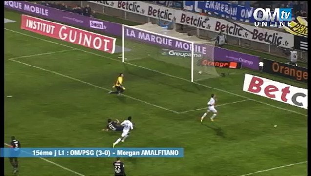 OM 3-0 PSG : le but de Morgan Amalfitano (65e)