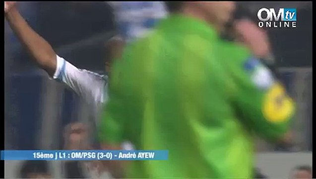 OM 3-0 PSG : le but d'André Ayew (84e)