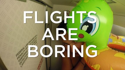 How fans saved internet star detained on plane by police for speedos and inflatable toy duck prank