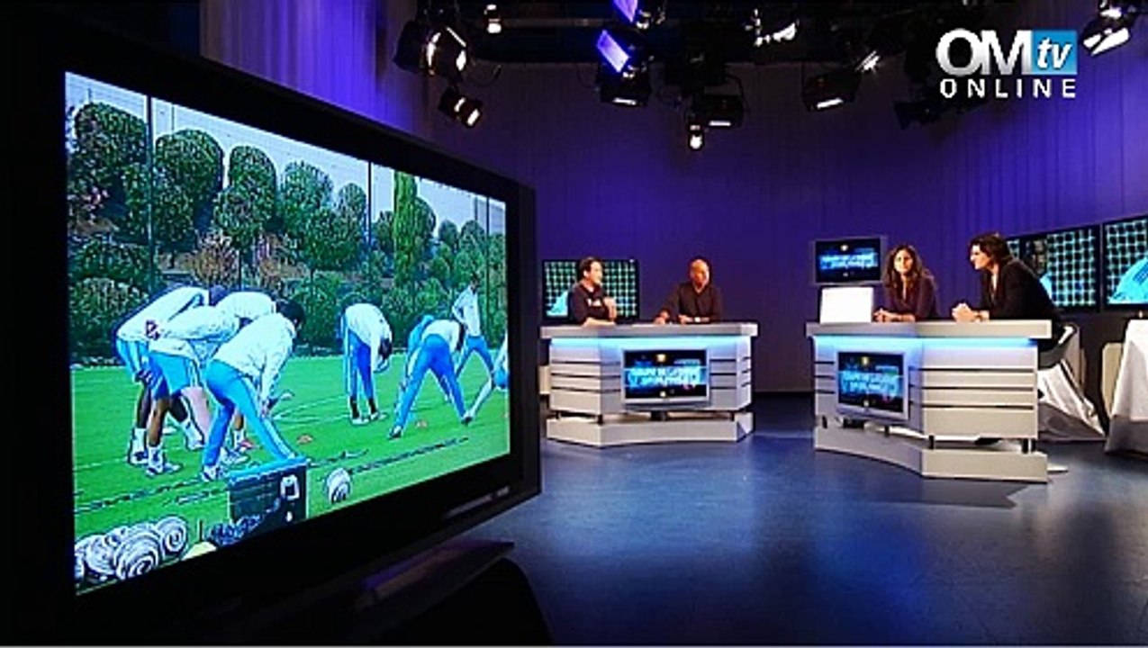 Veille de match à l'entraînement (OM-Lens)