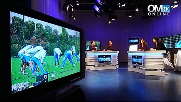 Veille de match à l'entraînement (OM-Lens)