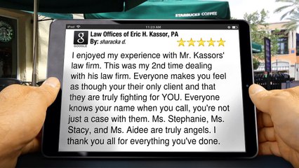 Law Offices of Eric H. Kassor, PA Raleigh                 Five Star Customer Review
