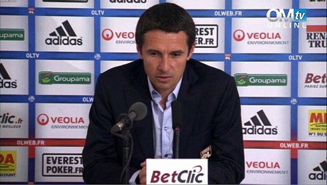 Conférence de presse après OL 2-0 OM