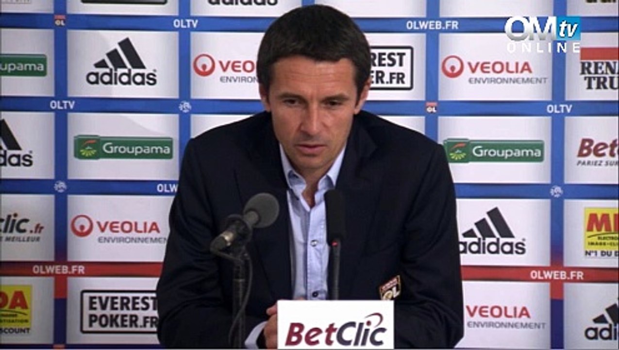 Conférence de presse après OL 2-0 OM