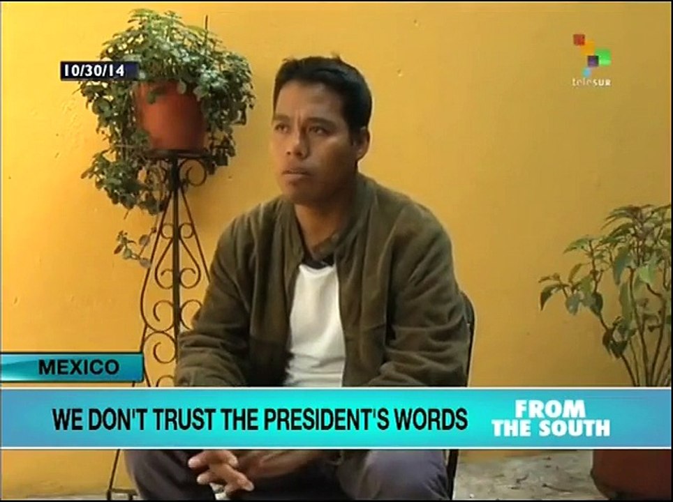 Families of missing students less assured after meeting with president