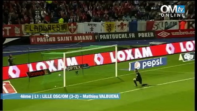 Lille 3-2 OM : le but de Valbuena (57e)