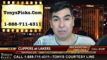 LA Lakers vs. LA Clippers Pick Prediction NBA Pro Basketball Odds Preview 10-31-2014