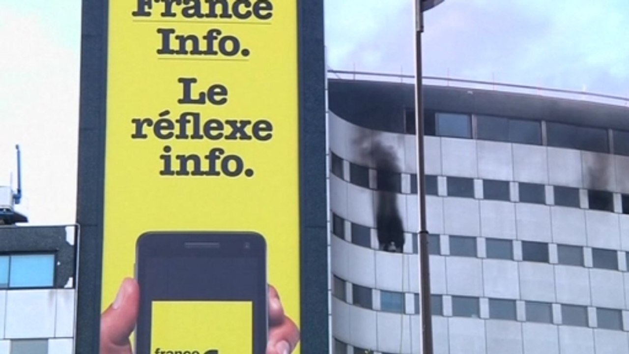 Fire at French public radio complex, staff evacuated