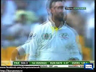 Dunya News - Pakistan on top of Australia on Day - 2 courtesy Younis, Misbah
