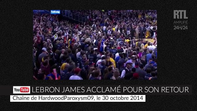 NBA : LeBron James acclamé par ses fans pour son retour