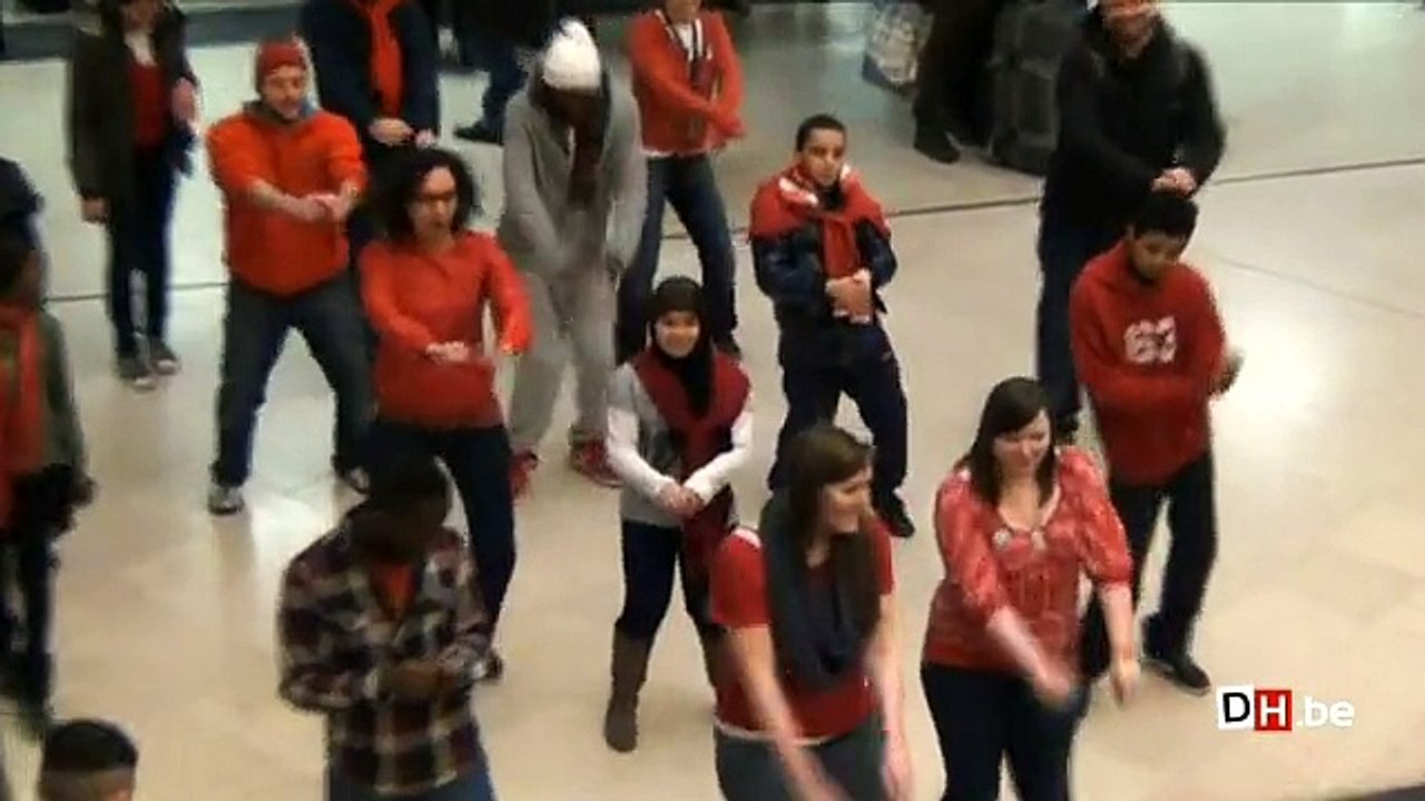 Flash mob à Bruxelles