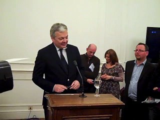 Le discours de Didier Reynders, fait citoyen d'honneur