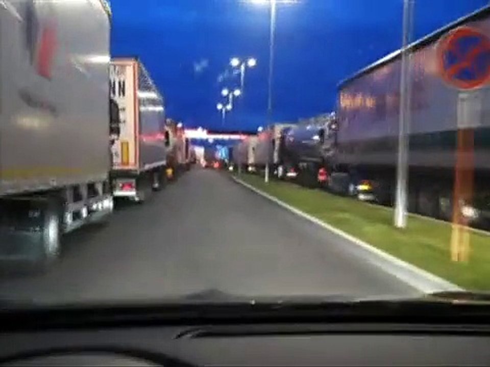File de camions