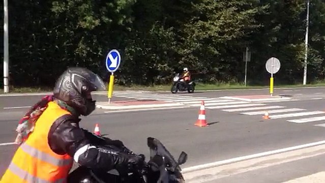 Manifestations de motards à Gerpinnes