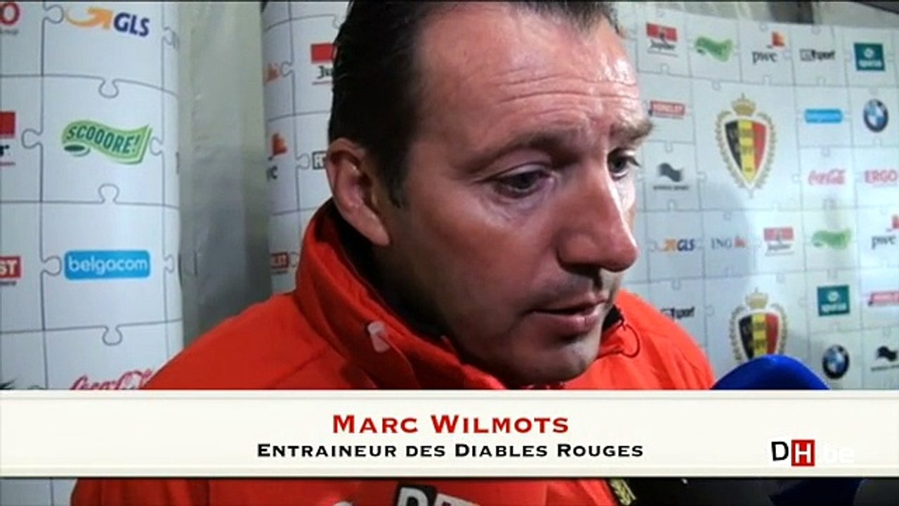 Wilmots: "L'objectif? Rendre une copie parfaite"