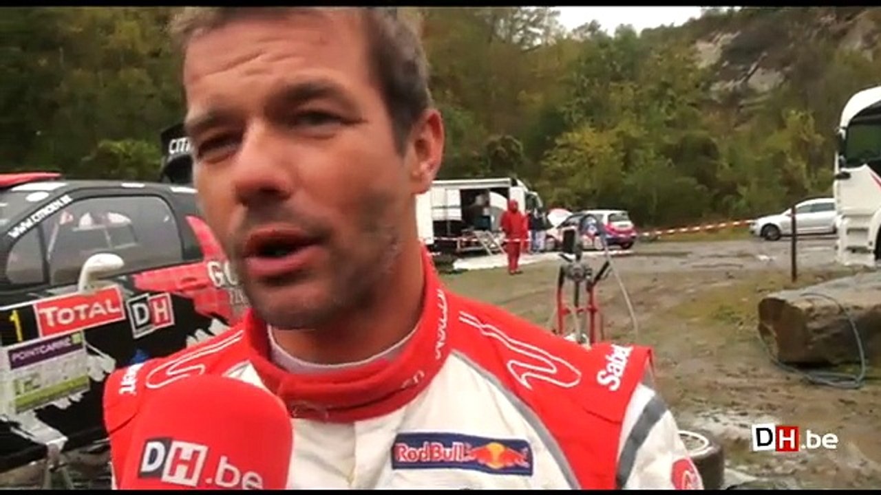 Sébastien Loeb, pilote de luxe au rallye du Condroz