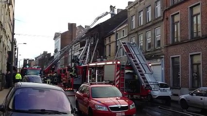 Incendie à Gosselies