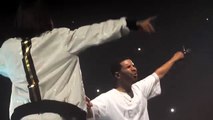 Rihanna et le rappeur Drake sur scène à Bercy
