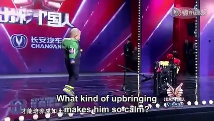 Un bébé de 3 ans bluffe le jury d'"Amazing Chinese"