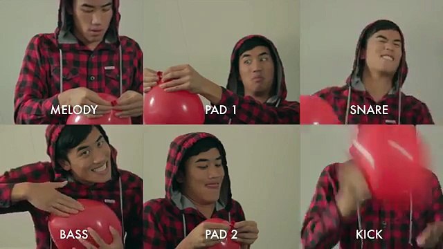 Il reprend le tube 99 luftballons avec des ballons