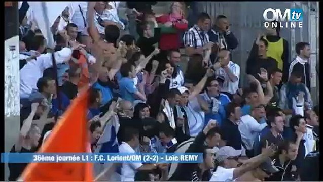 Lorient 2-2 OM : le but de Loïc Remy