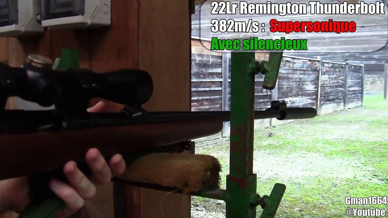 Comparatif 22lr subsonique_supersonique - Silencieux Still n°3 - CZ 455 Lux