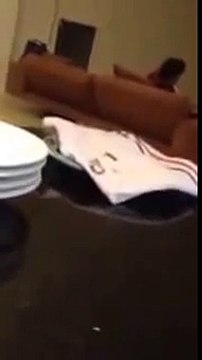 La agresión de Maradona a Rocío Oliva - Maradona frappe sa femme
