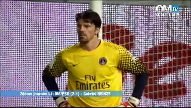 OM 2-1 PSG : le but de Gaby Heinze