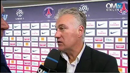 La réaction de D.Deschamps (PSG 2-1 OM)