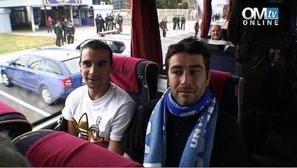 L'accueil des supporters à Zilina