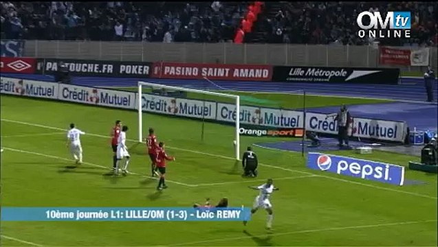 Lille 1-3 OM : le but de Loïc Rémy (52e)