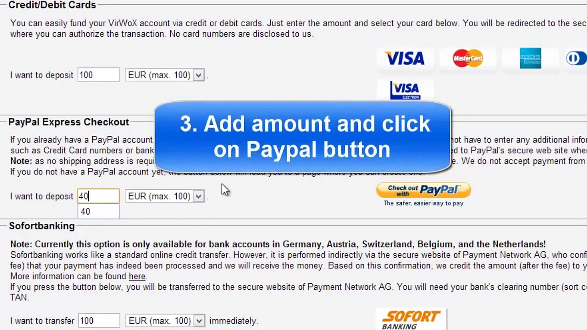 Buying Bitcoins online with Paypal - VirWox tutorial - video Dailymotion