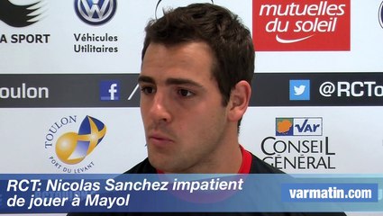 RCT: Nicolas Sanchez impatient  de jouer à Mayol
